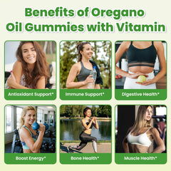 Ingredients panel of GZ Hao Yuan oregano gummies