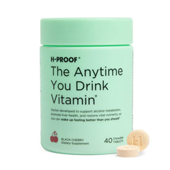 Front label of H-PROOF Anytime Drink Vitamin