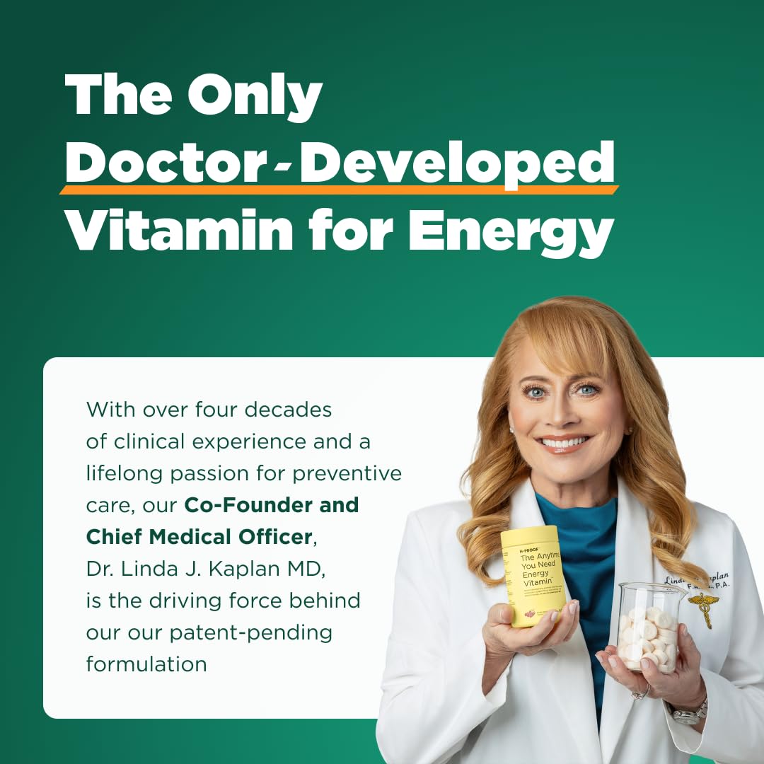 H-PROOF founder Dr. Linda J. Kaplan MD image highlights doctor-developed energy