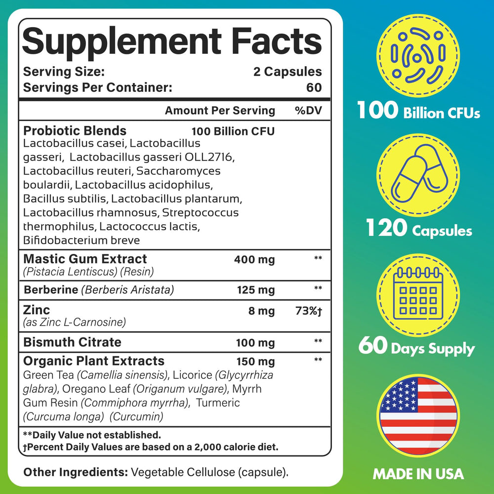 Label with 100 billion CFU per serving