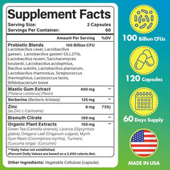 Label with 100 billion CFU per serving