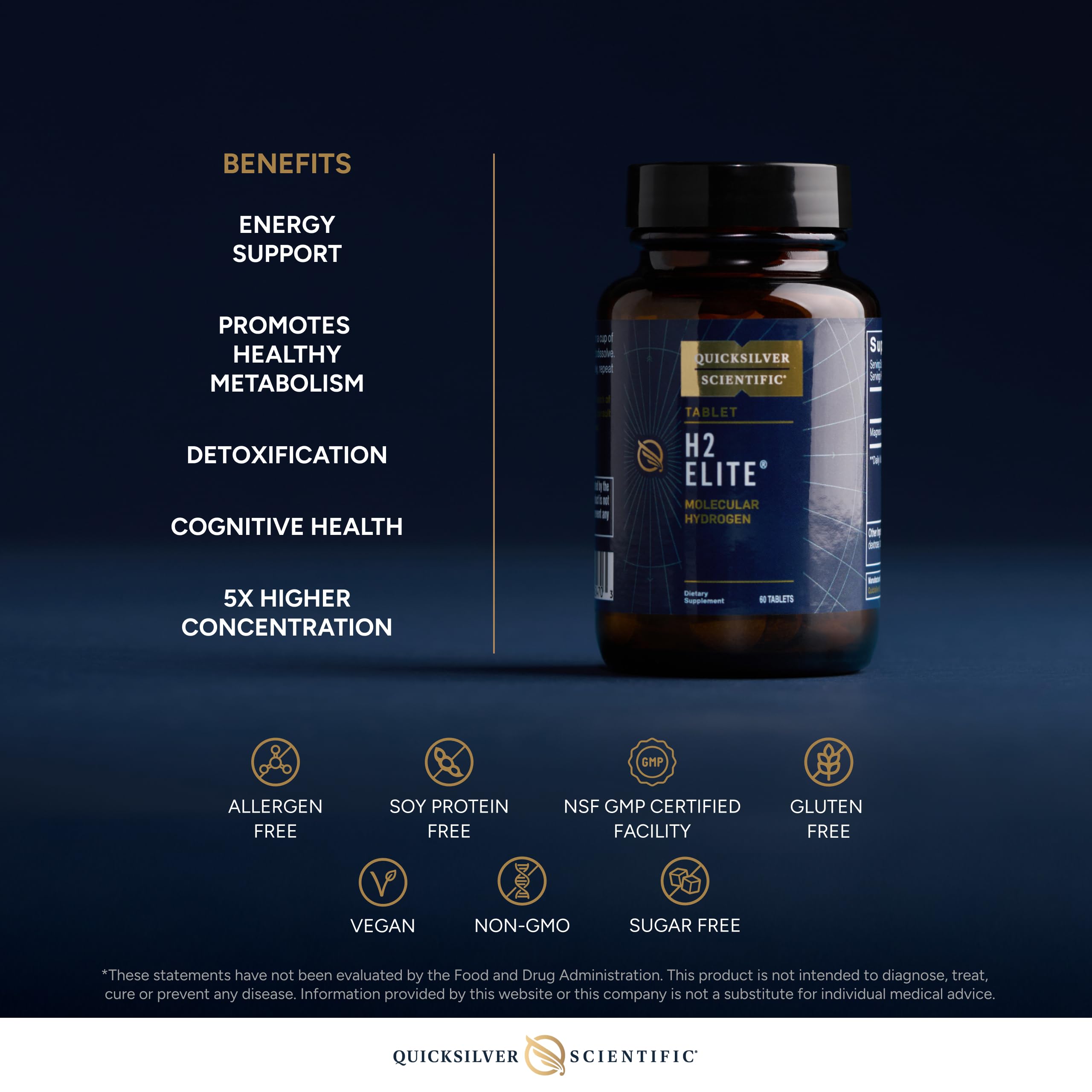 Graphic representing cognitive and immune support benefits