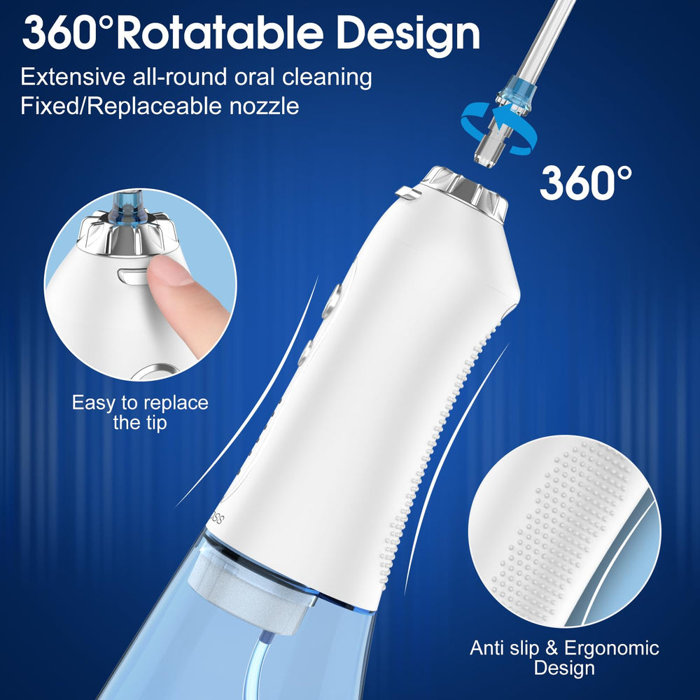Interchangeable jet tips included: 6 replaceable tips
