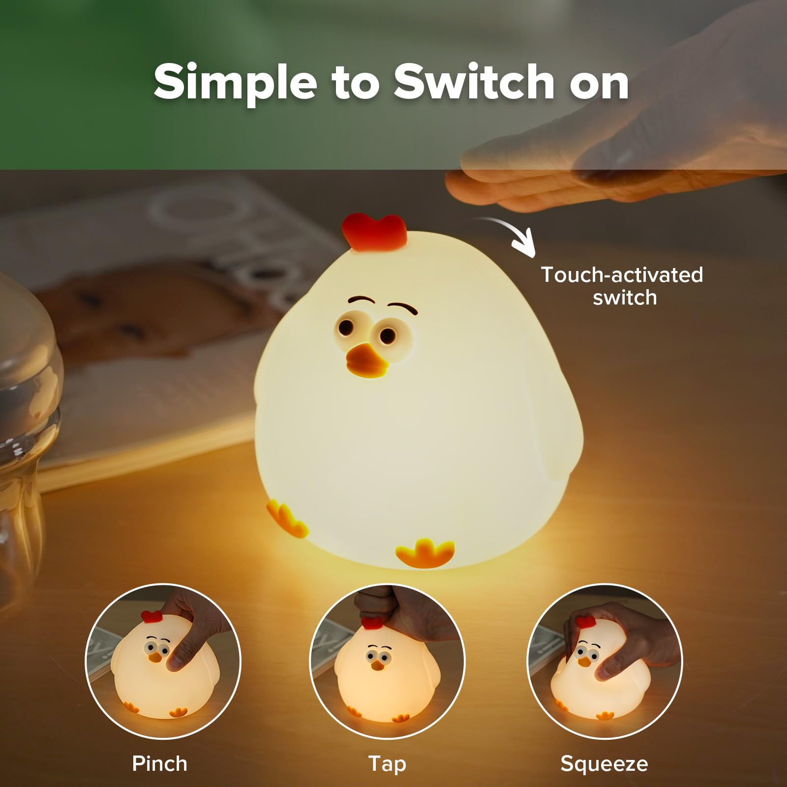 Auto-off timer feature illustration