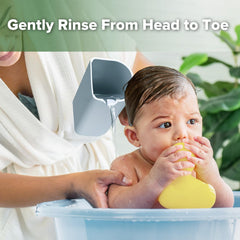Close-up of 360° bristle head surrounding toothbrush
