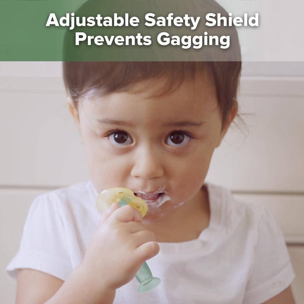 Controlled pour spout for tear-free rinsing