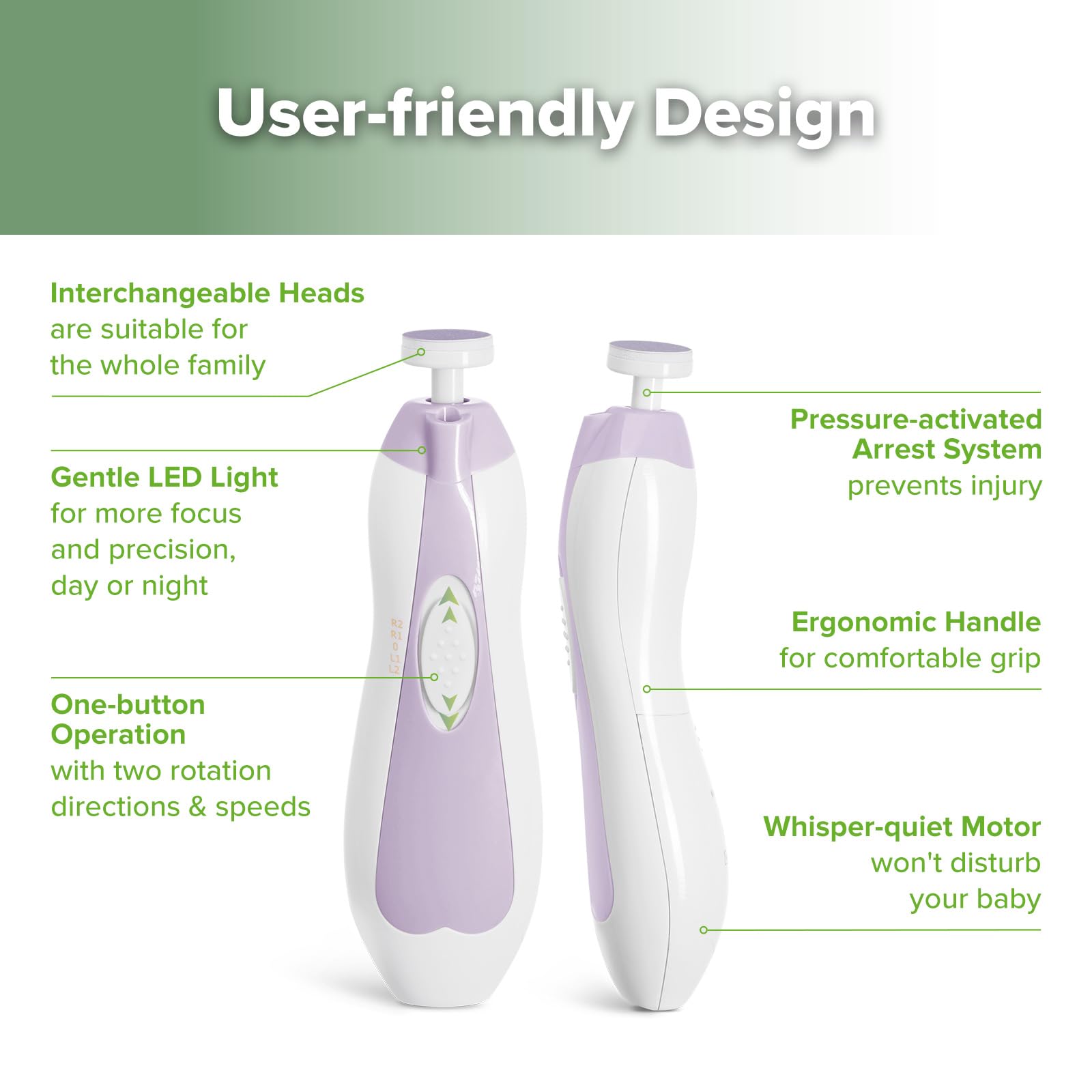 Haakaa 360° baby toothbrush lavender color