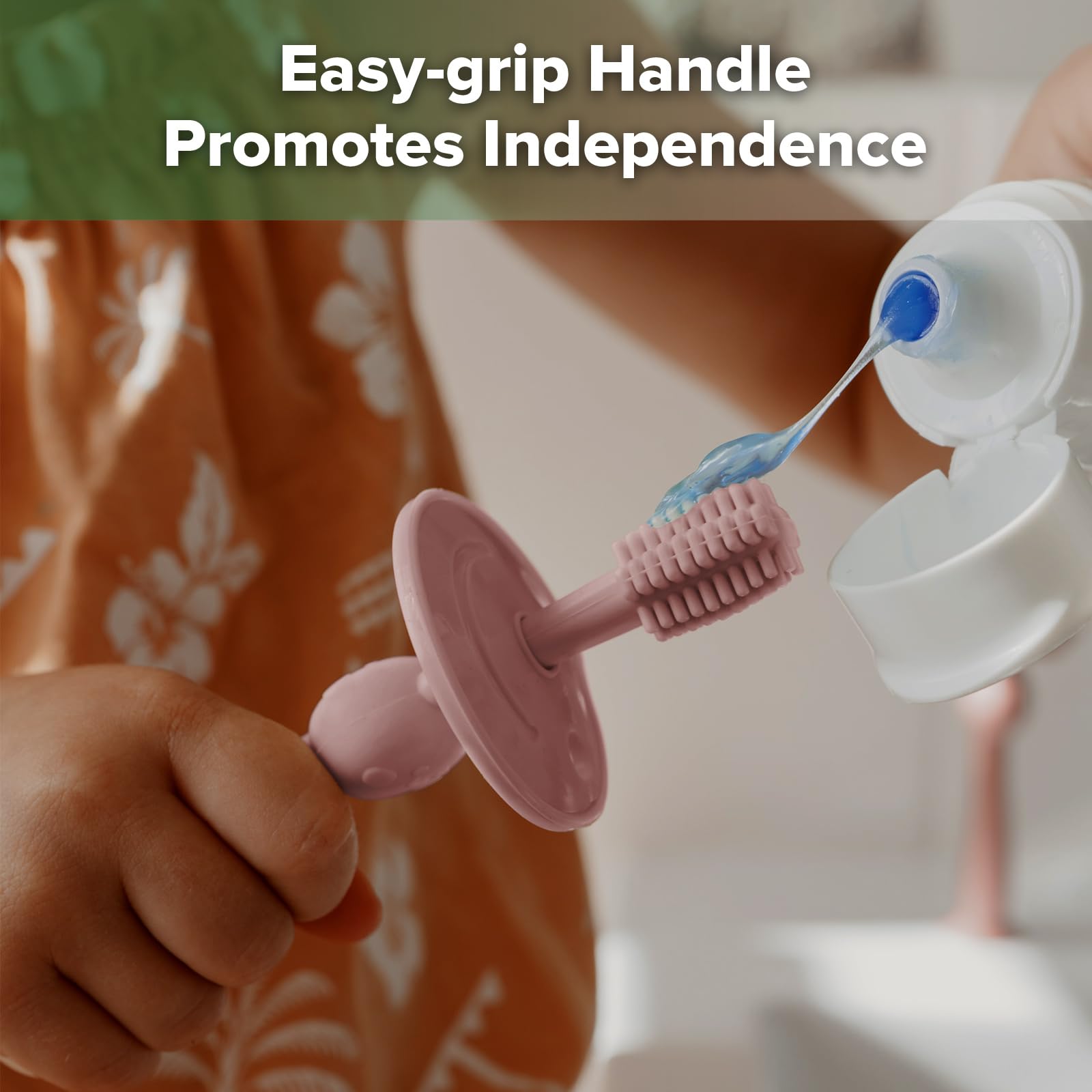 Easy-grip handle designed for little hands