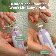 Ergonomic non-slip grip of the Haakaa baby nail trimmer