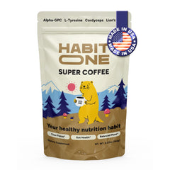 HabitONE Organic Instant Mushroom Coffee Arabica – front of package
