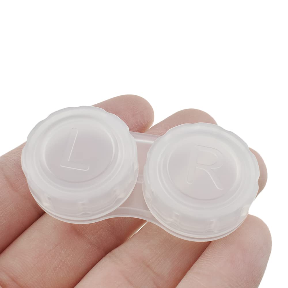 HAHIYO 24mm clear contact lens case 5-pack
