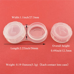 Close-up of screw-top leakproof lid on HAHIYO contact lens case