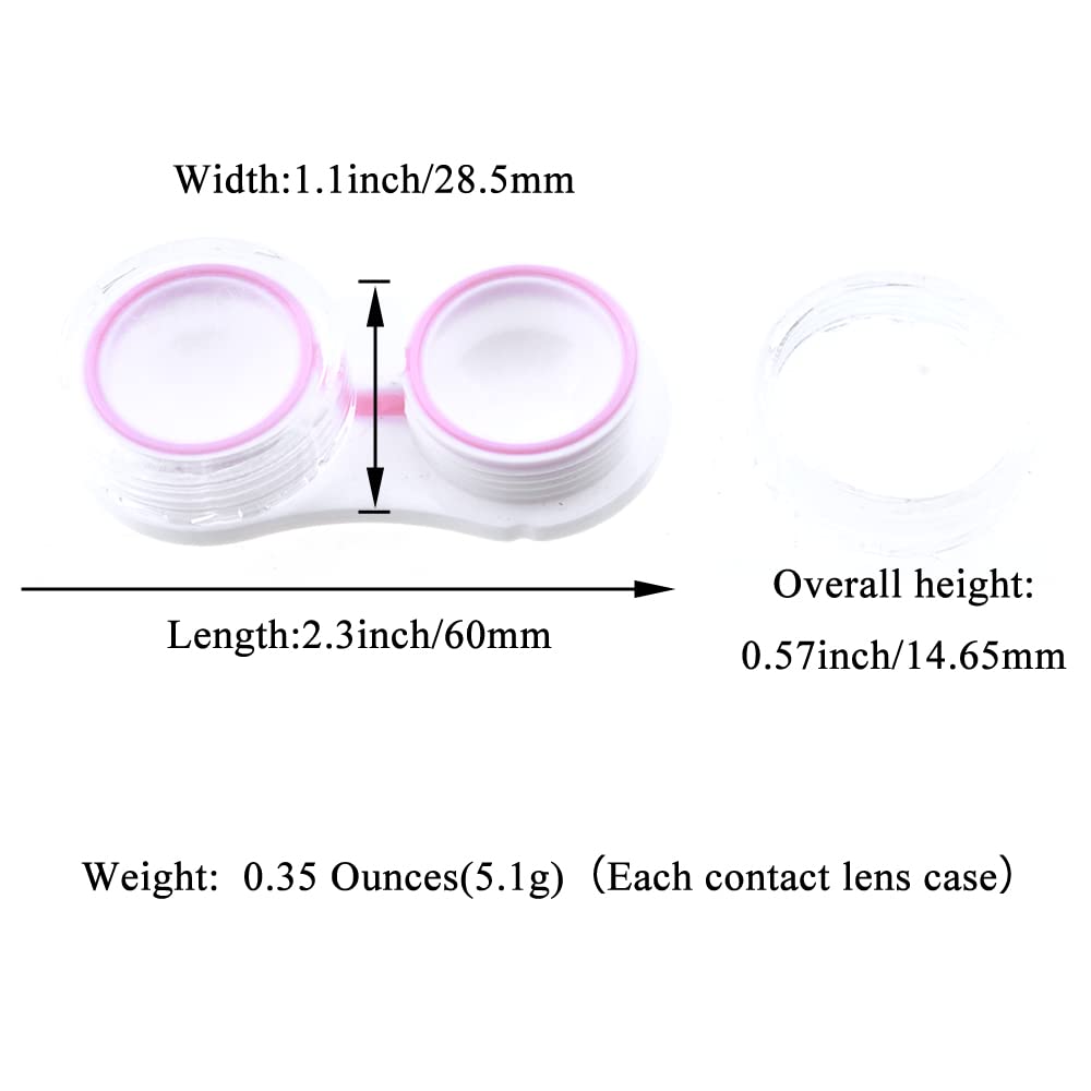 Left and right labeling on the lens case: L and R