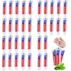 Bulk 100 tubes travel size toothpaste 0.176 oz mint flavor
