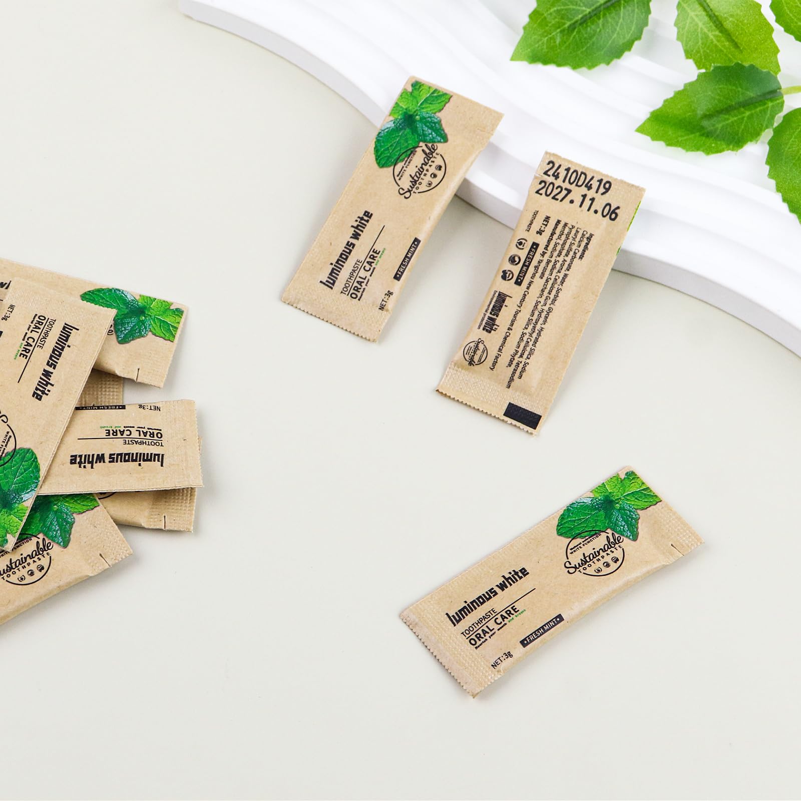 Donate-ready bulk toothpaste for charities and shelters