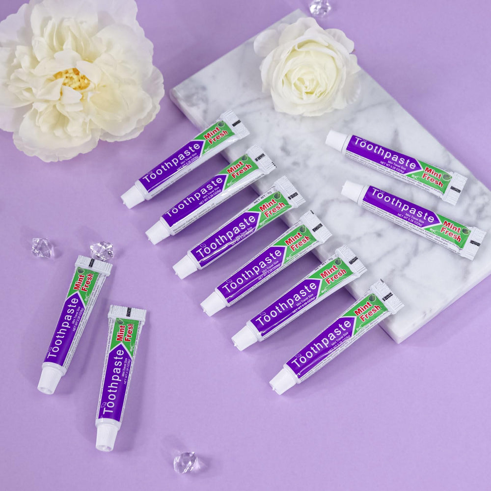 Hotel, office and travel use case with bulk toothpaste