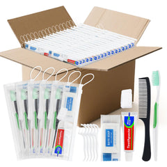 HAIFOTRVA 50-set travel toiletries kit with bag