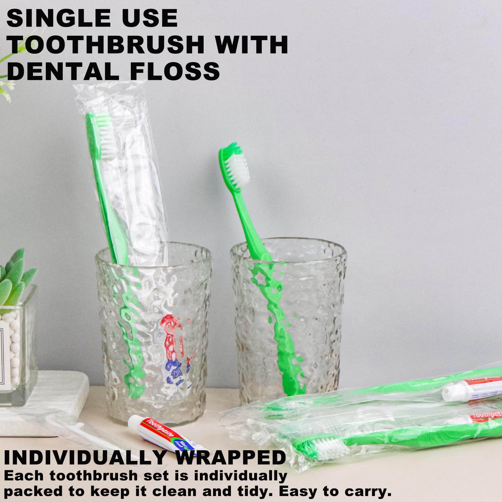 Dental clinic and professional use disposable toothbrush package