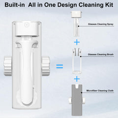 Extra microfiber cloth included for comprehensive cleaning