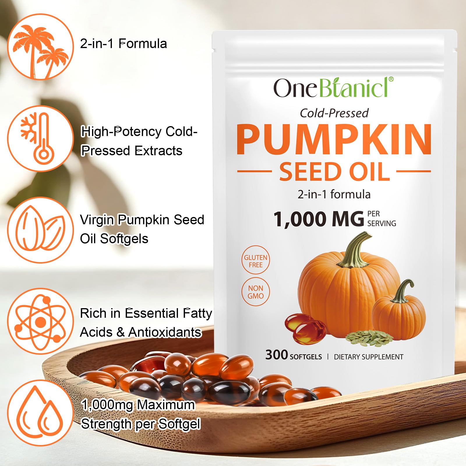 Hair growth and skin nourishment from pumpkin seed oil