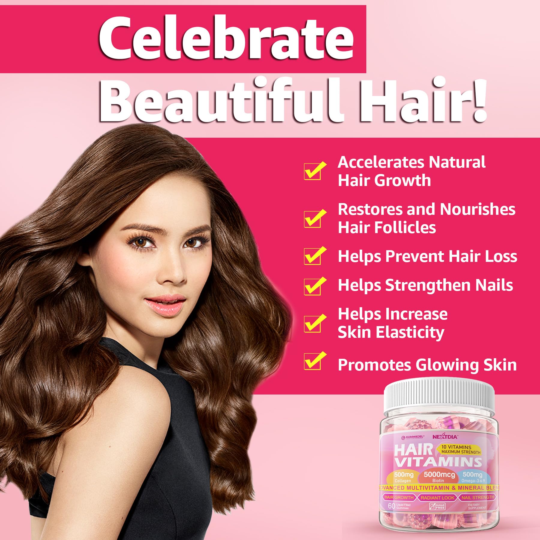 Gummies arranged in a row on a white surface