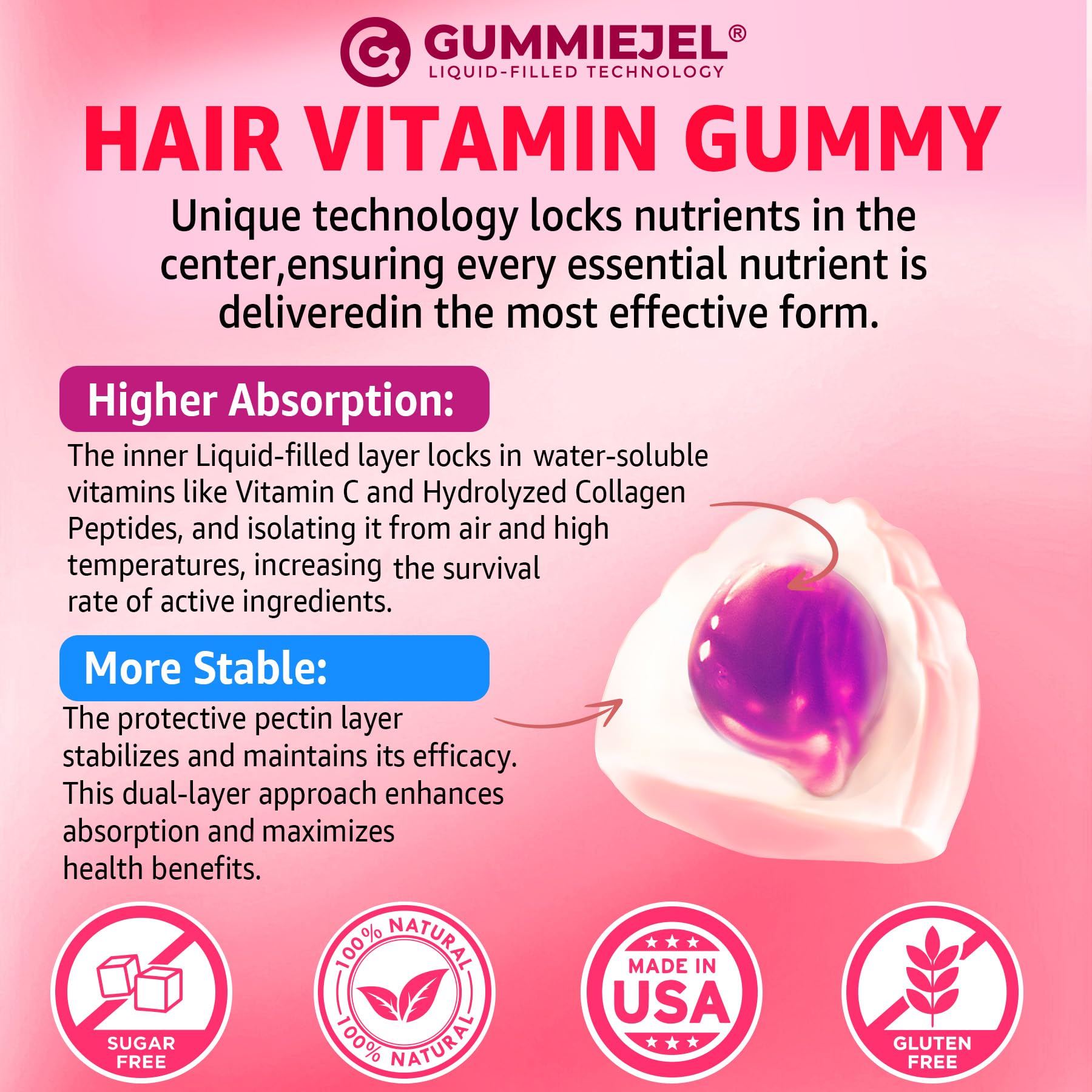 Packaging bottle close-up with label