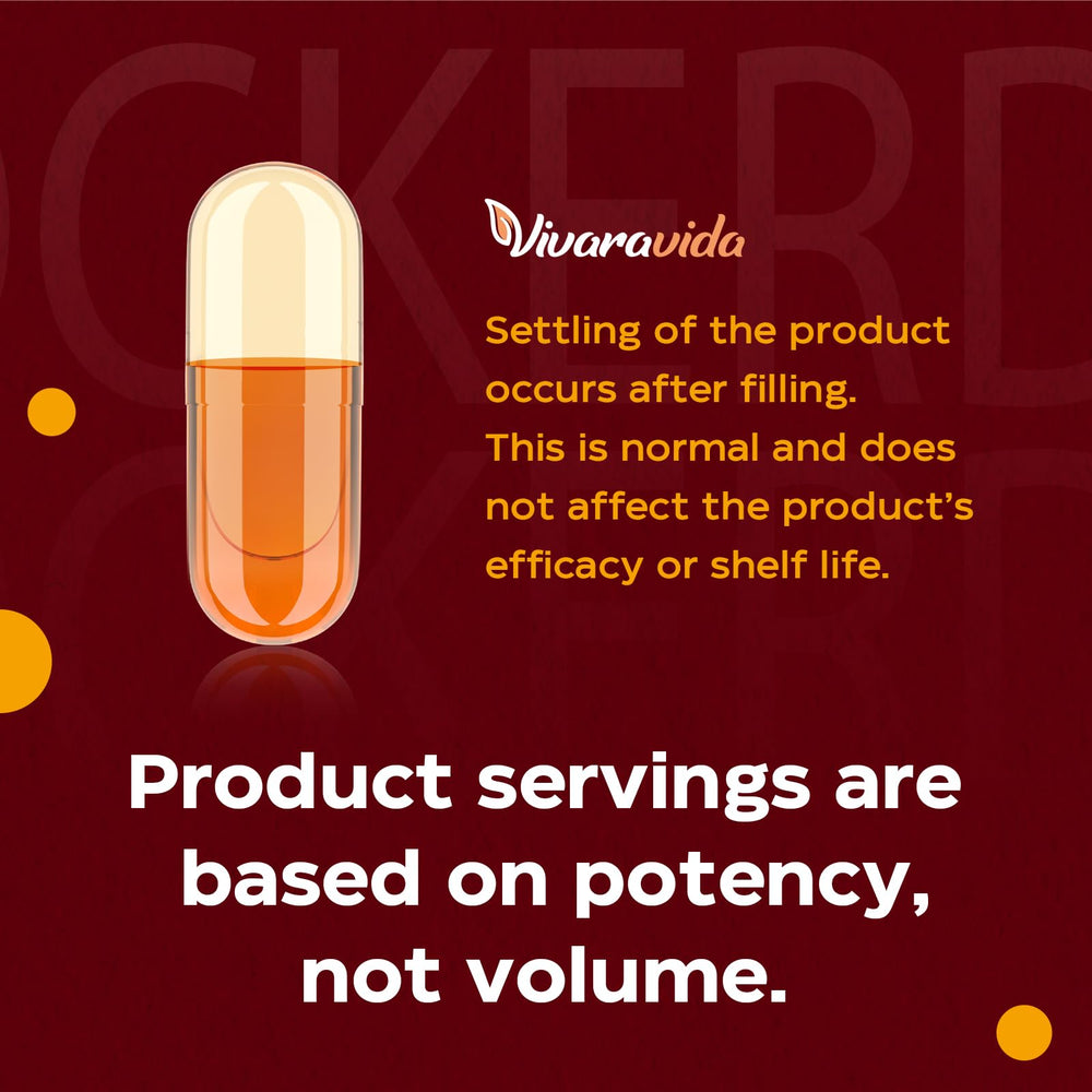 Hair regrowth capsules on a table