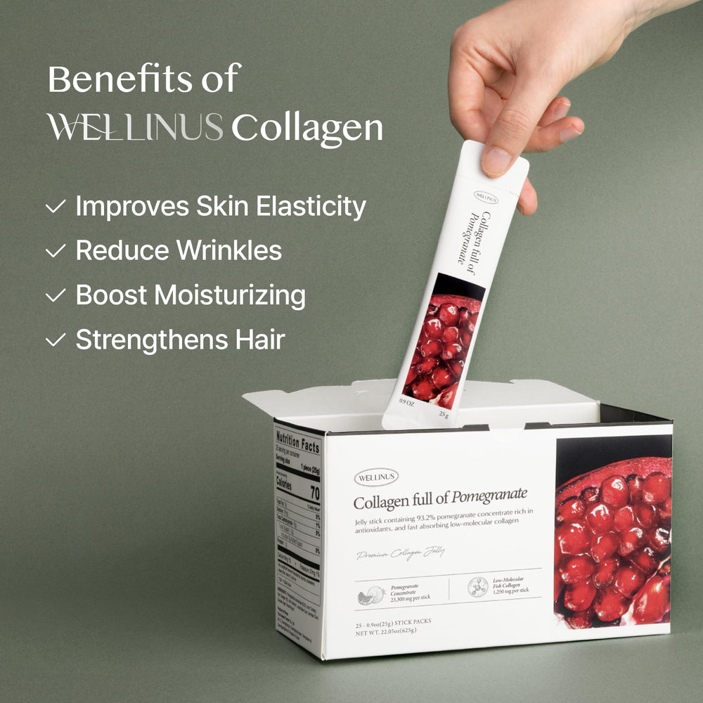 Illustration of collagen benefits for hair, skin, and nails