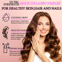 Liquid drops benefiting hair, skin and nails