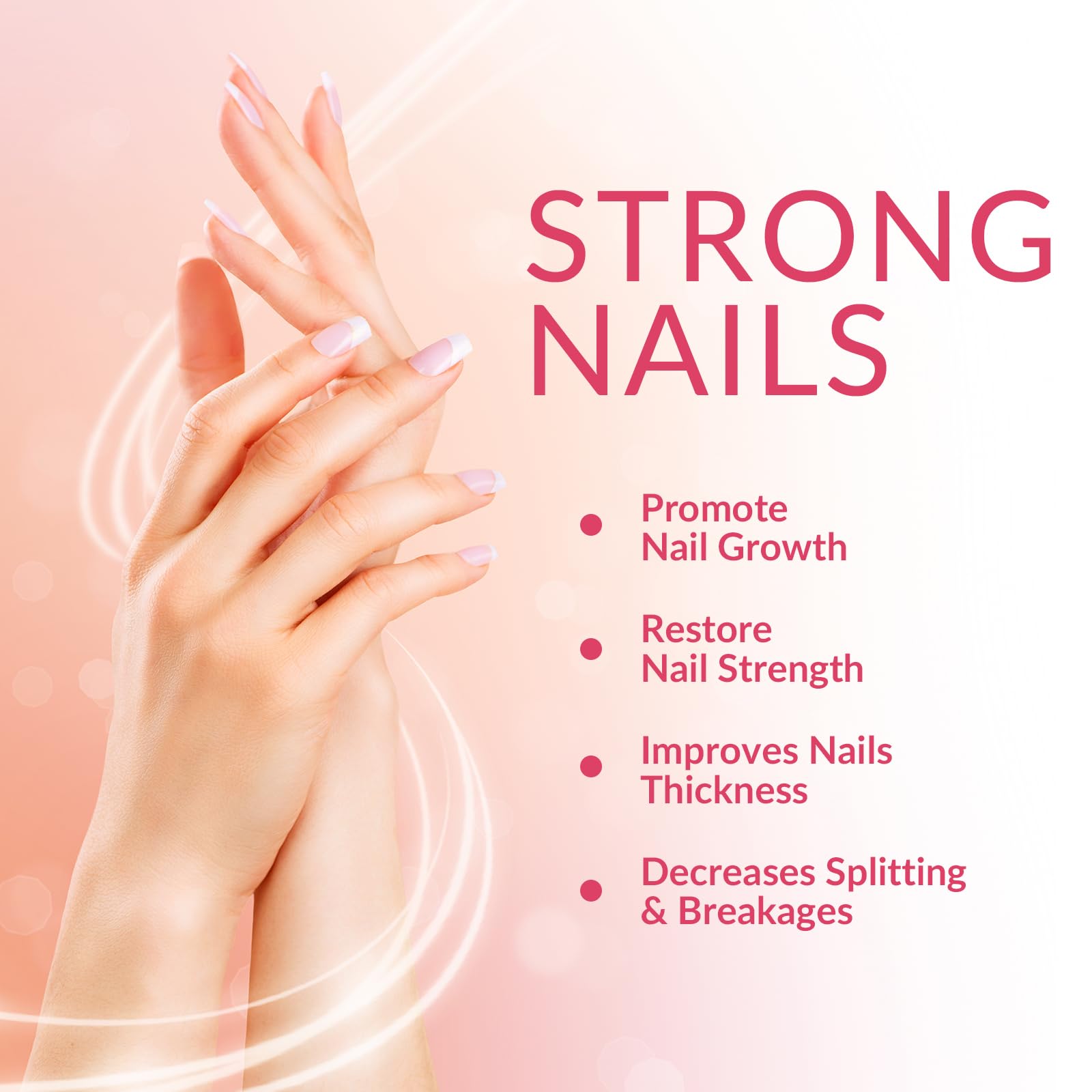 Hyaluronic acid and collagen peptides visual with gummies