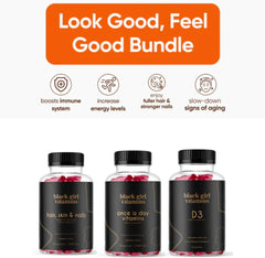 Hair, Skin & Nails gummies bottle