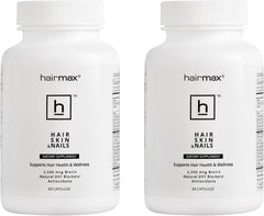 Hairmax bottle front view with product label