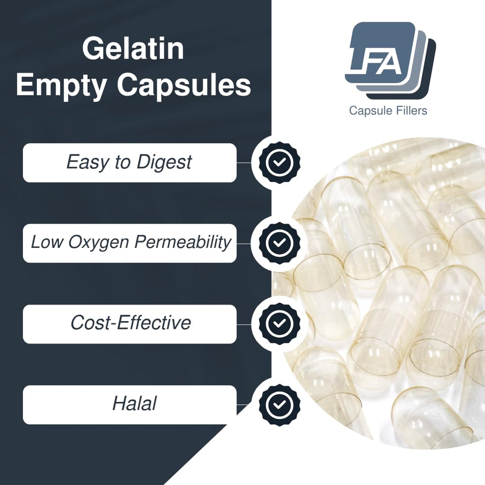 Halal-certified beef gelatin capsules