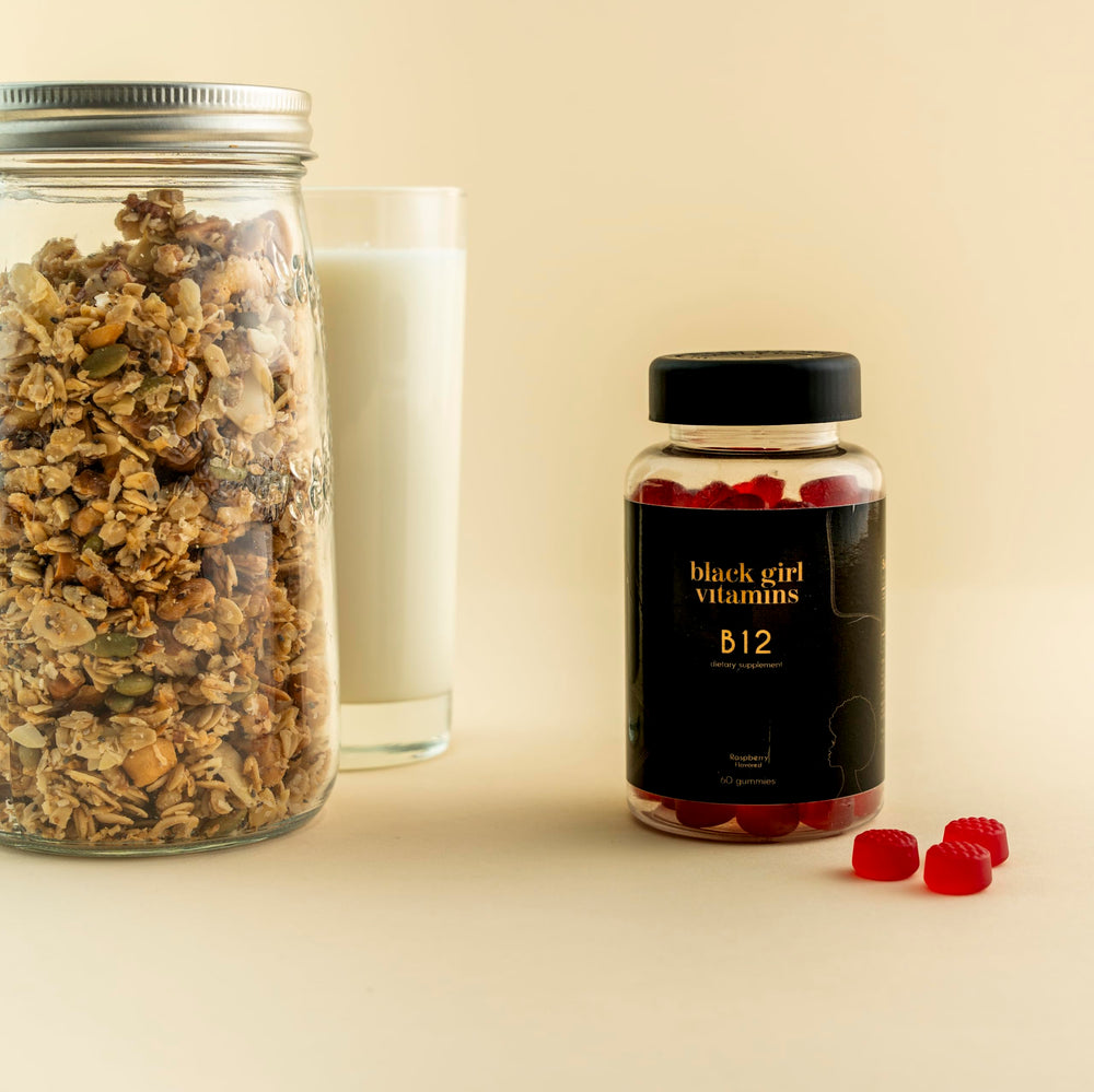 Halal-certified and gluten-free B12 gummies packaging