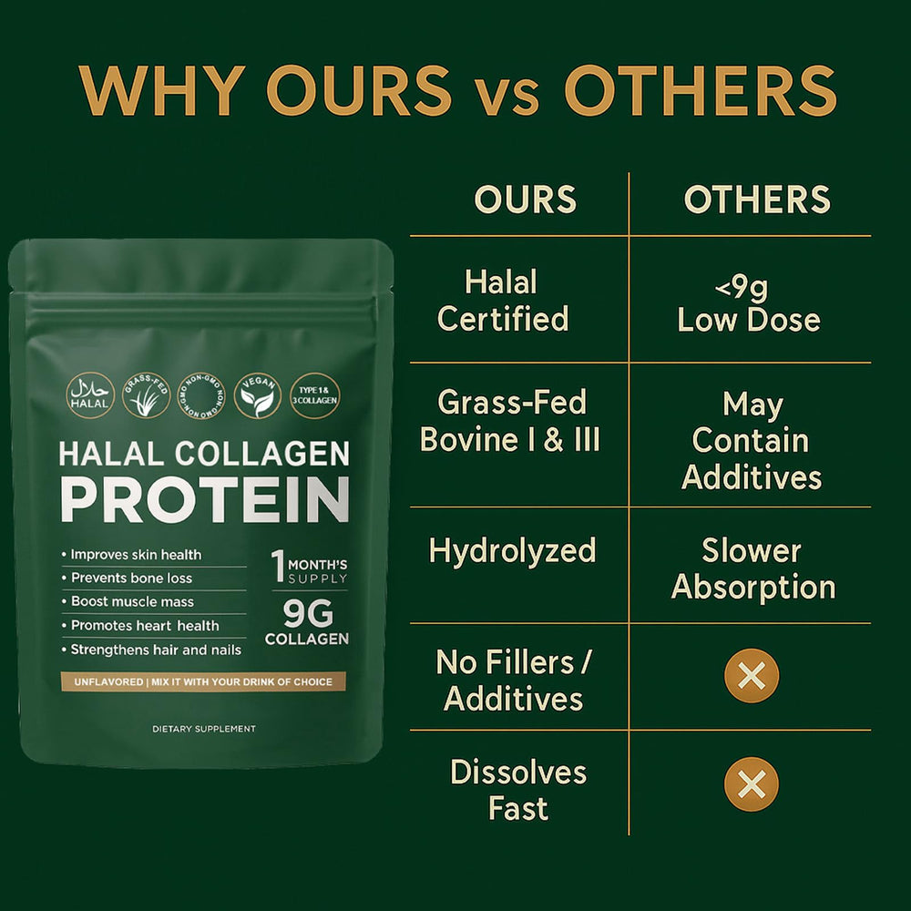 Collagen powder dissolving in a glass of water