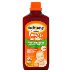 Haliborange All Natural Orange Flavour Multivitamin Liquid bottle for children