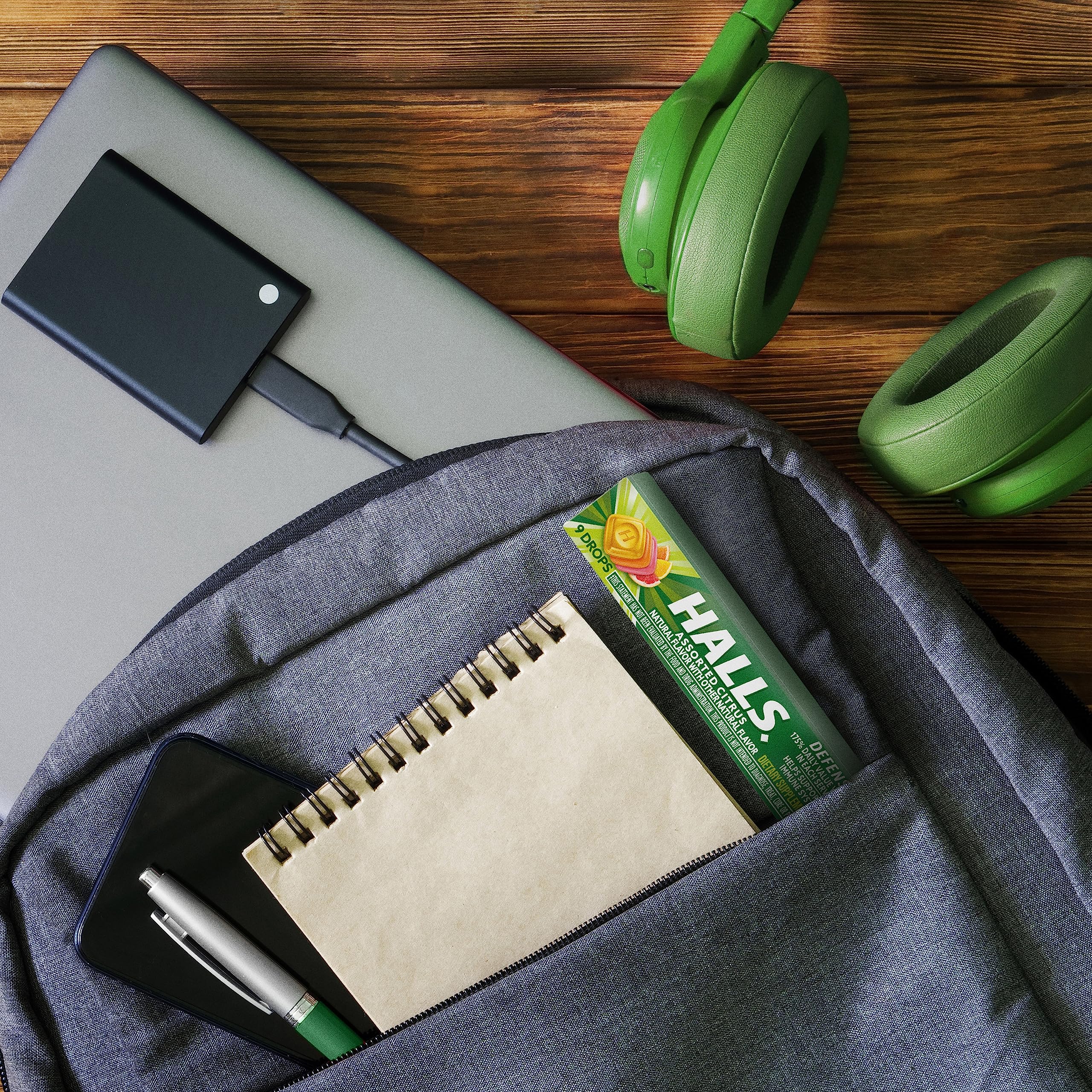 Each stick contains 9 vitamin C drops