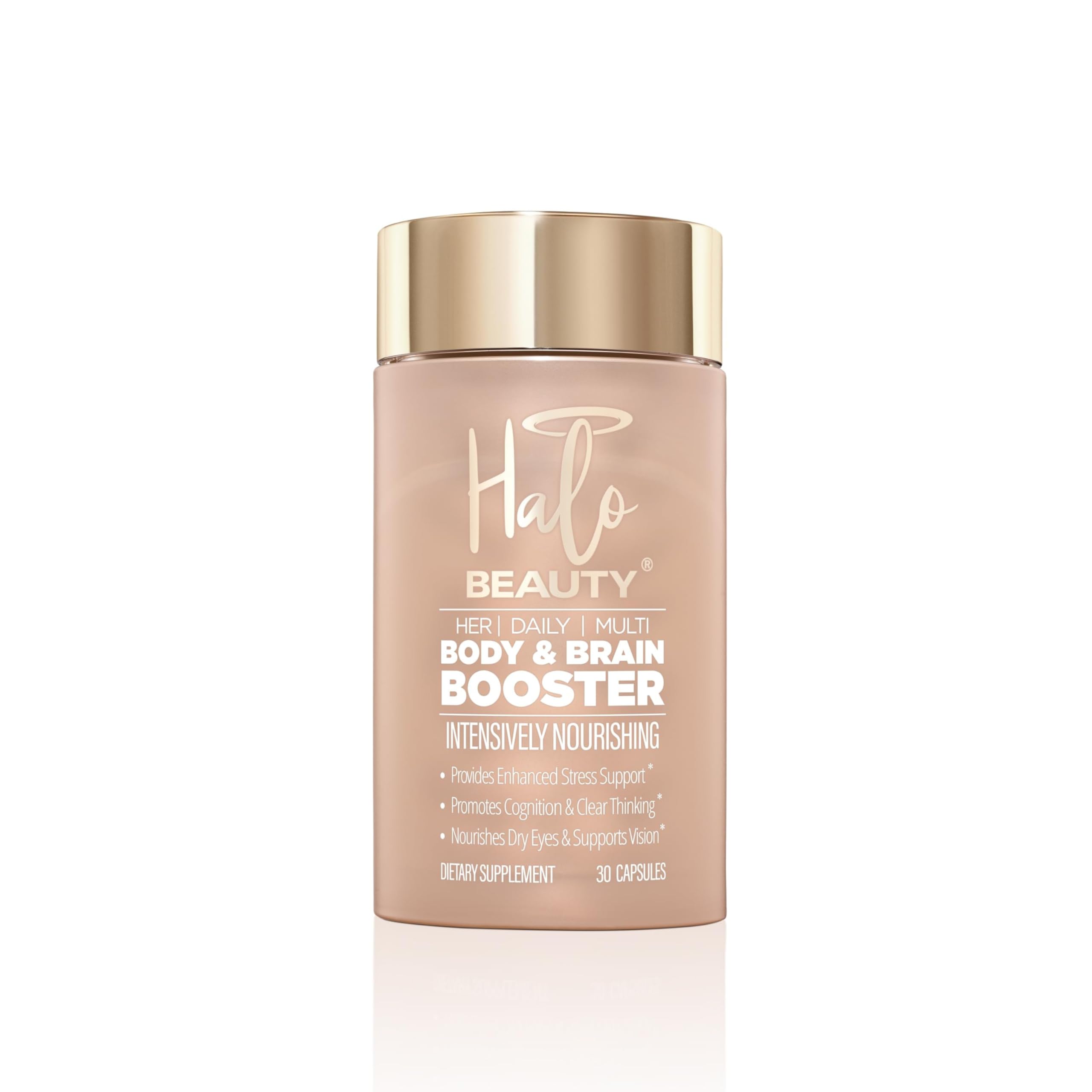 Halo Beauty Her Daily Multi bottle - front view
