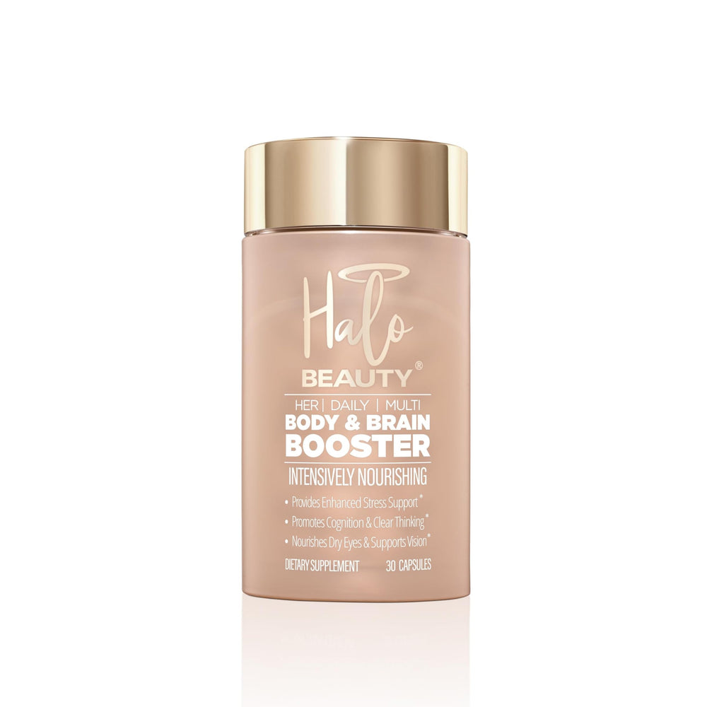 Halo Beauty Her Daily Multi bottle - front view