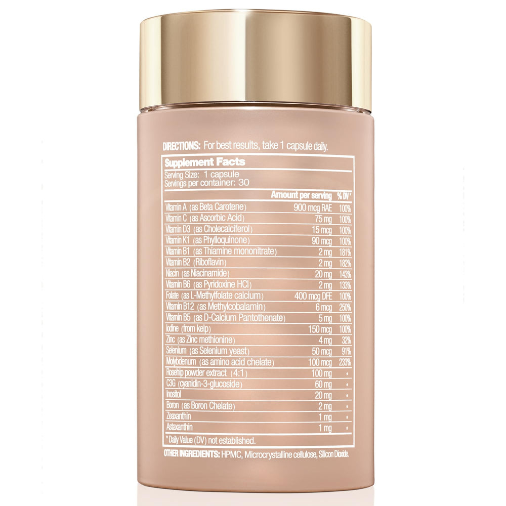 Her Daily Multi ingredients label