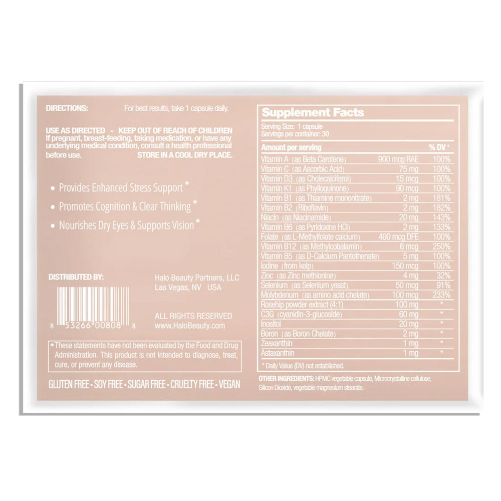 Eye health support ingredients Zeaxanthin and Astaxanthin