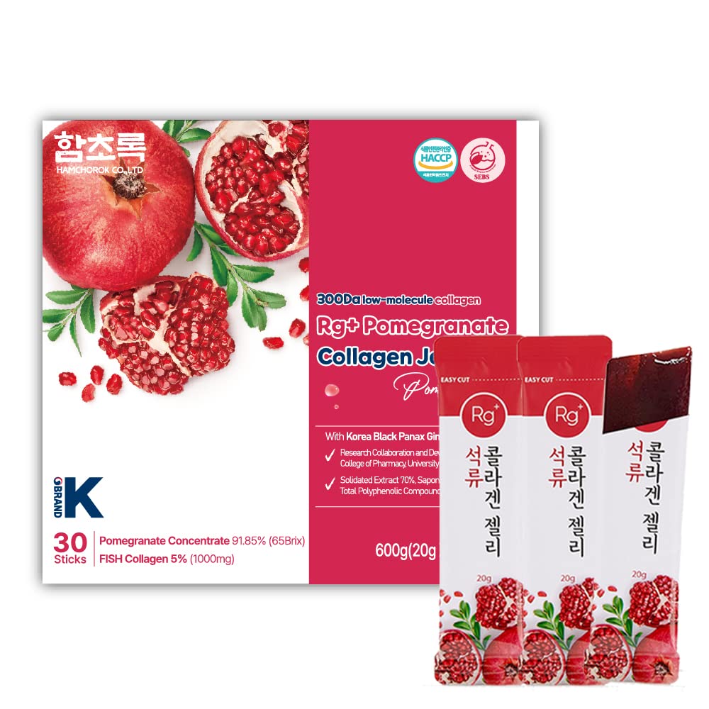 HAMCHOROK Pomegranate Collagen Jelly Stick packaging – front view