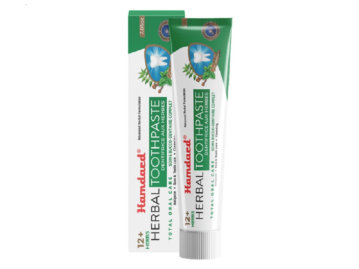 Hamdard Miswak Toothpaste 200g Pack of 2 packaging