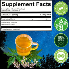 Eco-friendly packaging for Hanan Valerian Root Tea