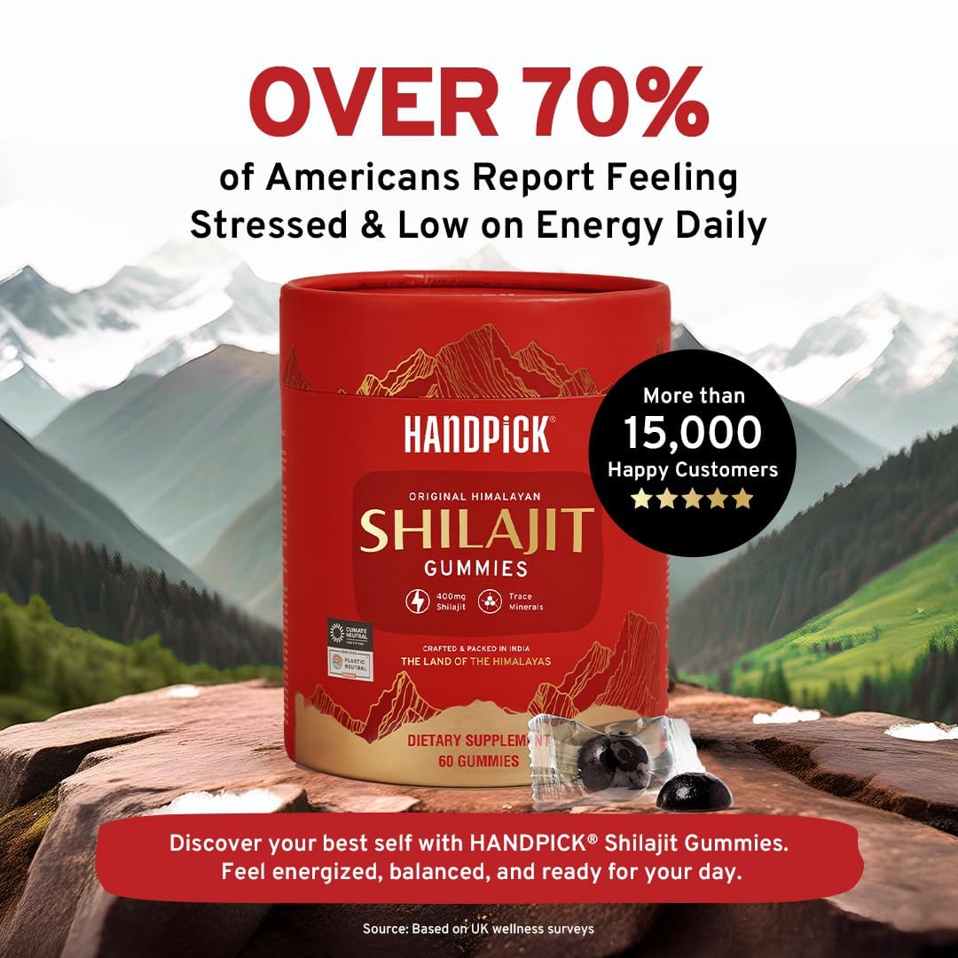 Lab-tested certificate confirming authenticity of HANDPICK Shilajit Gummies