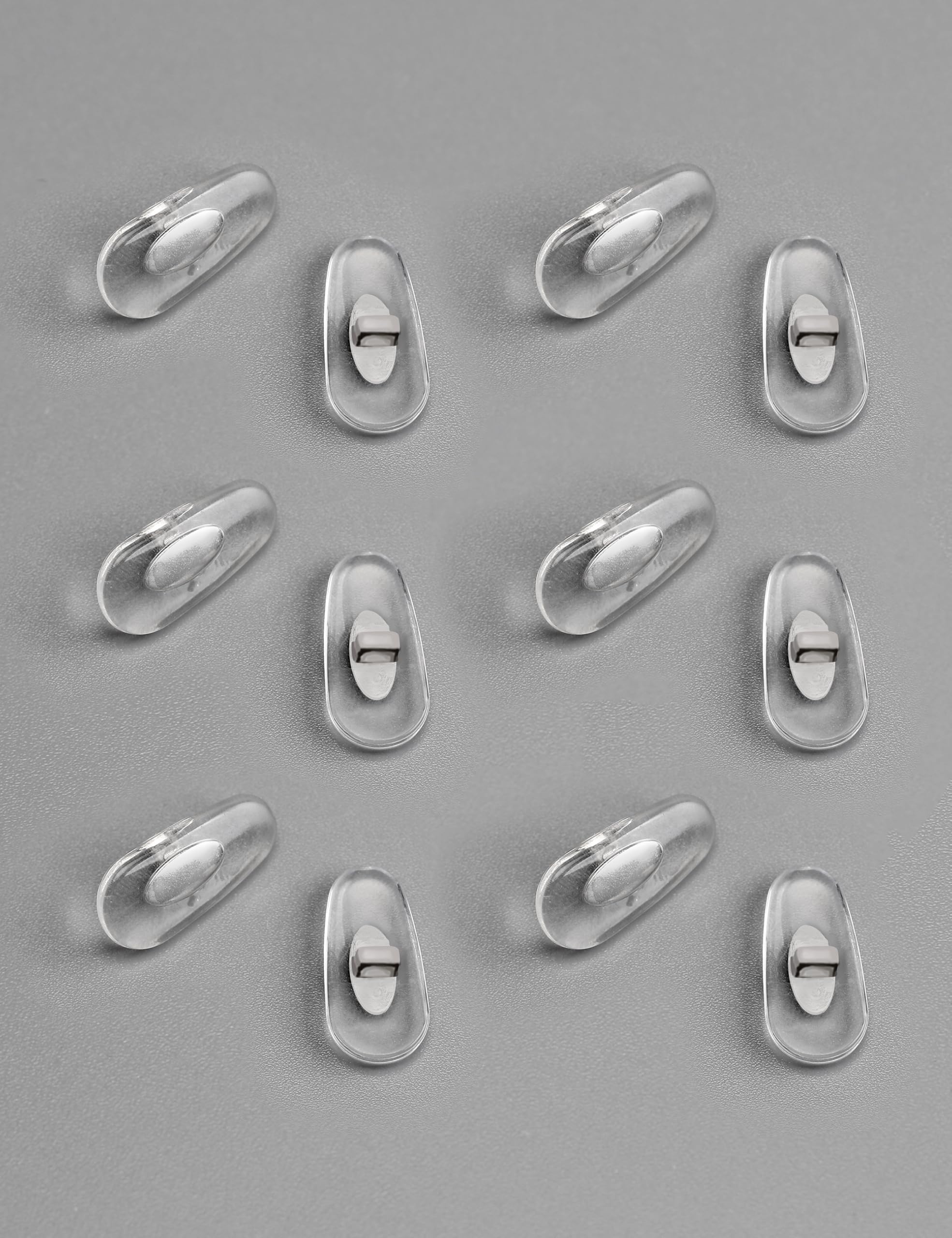 Nose pad compatible with metal and plastic frames