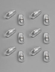 Nose pad compatible with metal and plastic frames