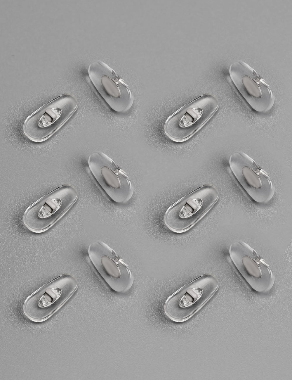 Snap-on tool-free installation of nose pads