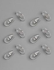 Snap-on tool-free installation of nose pads