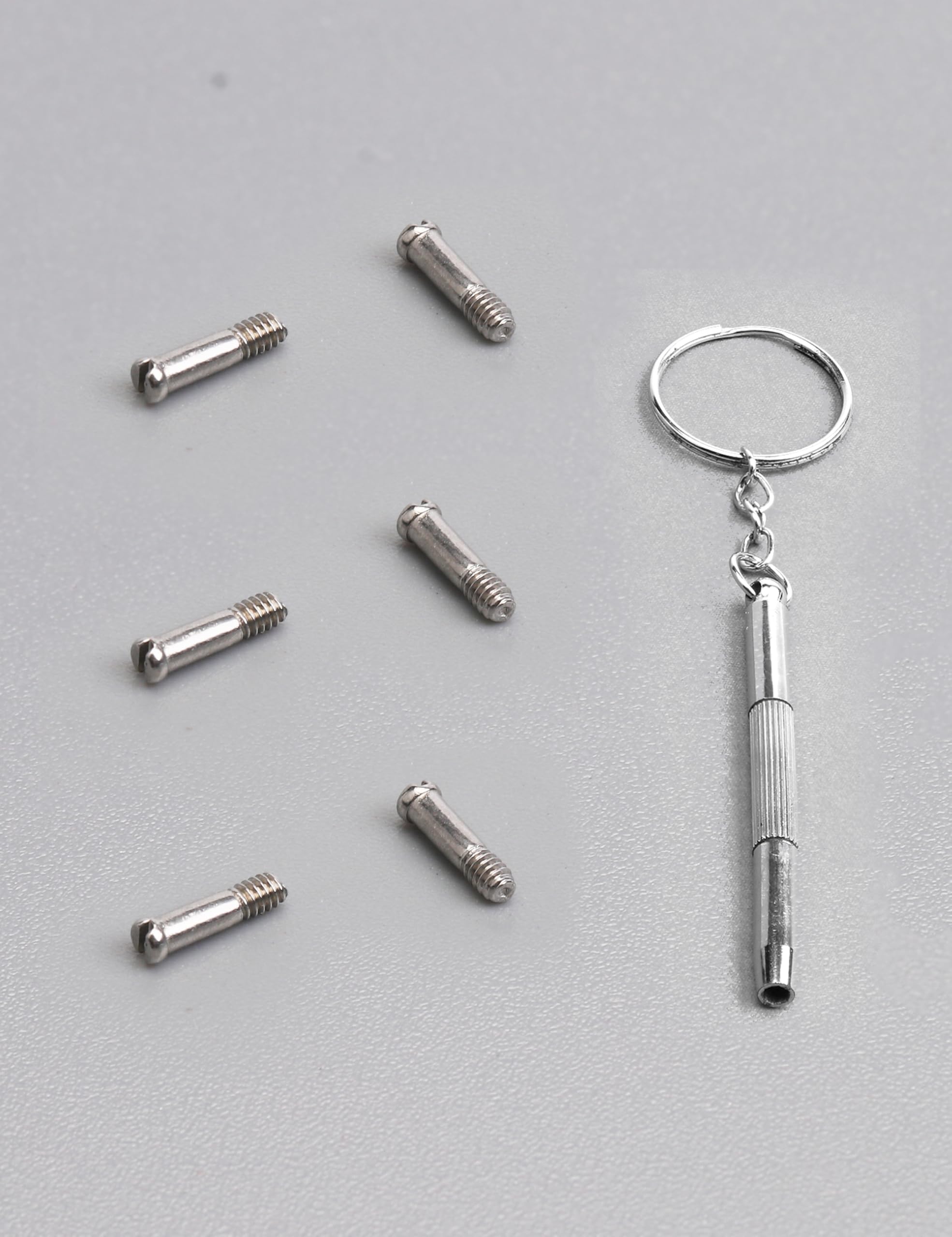 Close-up of Handwith precision screwdriver tip for eyewear repair